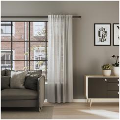 Dekoschal mit Multifunktionsband ALLEY-ECO 6238610-079 BxH 142X245cm leinen 079 - leinen