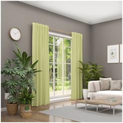 Dekoschal mit Multifunktionsband BASIC 6238278-160 BxH 142X245cm hellgelb 160 - hellgelb