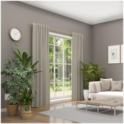 Dekoschal mit Multifunktionsband BASIC 6238278-770 BxH 142X245cm beige 770 - beige