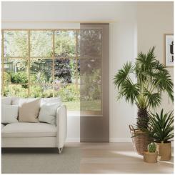 Flächenvorhang EVA 0008323-800 BxH 60X245cm hellbraun 800 - hellbraun