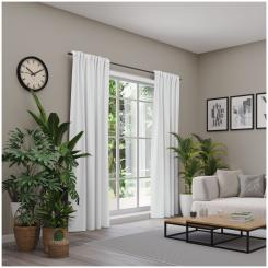 Dekoschal mit Multifunktionsband INSULA 6238396-070 BxH 140X245cm wollweiß 070 - wollweiß