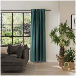 Dekoschal mit Multifunktionsband KENT 6238532-657 BxH 132X245cm petrol 657 - petrol