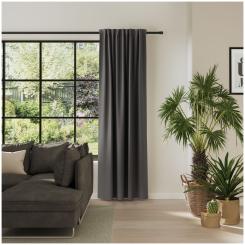 Dekoschal mit Multifunktionsband KENT 6238532-981 BxH 132X245cm dunkelgrau 981 - dunkelgrau
