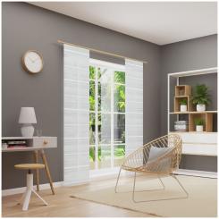 Flächenvorhang KORSIKA 6238549-001 BxH 60X245cm wollweiß 