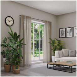 Dekoschal mit Multifunktionsband KOS 6238533-989 BxH 142X245cm taupe 989 - taupe