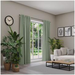 Dekoschal mit Multifunktionsband LINESSA 6237351-631 BxH 137X245cm grün 631 - grün