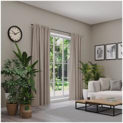 Dekoschal mit Multifunktionsband LINESSA 6237351-777 BxH 137X245cm beige 777 - beige