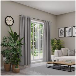 Dekoschal mit Multifunktionsband LINESSA 6237351-934 BxH 137X245cm grau 934 - grau