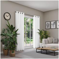 Ösenschal LINESSA 6238495-001 BxH 137X245cm wollweiß 001 - wollweiß