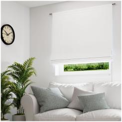 Raffrollo mit Flexoschiene LINESSA 6238356-001 BxH 60X140cm wollweiß 001 - wollweiß | 60cm