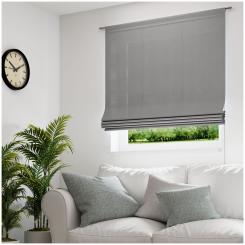 Raffrollo mit Flexoschiene LINESSA 6238356-934 BxH 60X140cm grau 934 - grau | 60cm