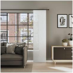 Flächenvorhang LISKA 6238550-070 BxH 60X245cm wollweiß 070 - wollweiß