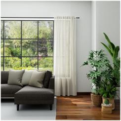 Dekoschal mit Multifunktionsband LUCIA 6238363-710 BxH 145X245cm creme 710 - creme