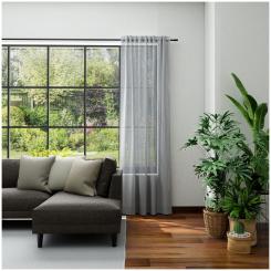 Dekoschal mit Multifunktionsband LUCIA 6238363-900 BxH 145X245cm hellgrau 900 - hellgrau