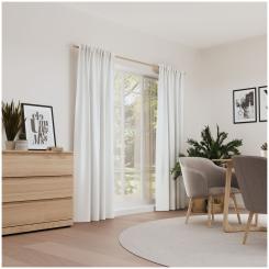 Dekoschal mit Multifunktionsband LUXURY 6238611-790 BxH 141X245cm creme 790 - creme
