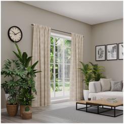 Dekoschal mit Multifunktionsband NICOLA 6238337-077 BxH 146X245cm beige 077 - beige
