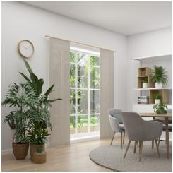 Flächenvorhang RAYA 6238342-089 BxH 60X245cm taupe 089 - taupe