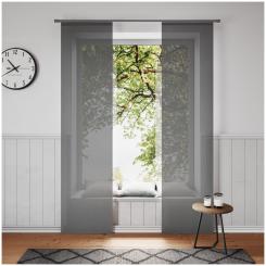 Flächenvorhang SAROS 0008946-097 BxH 60X245cm schwarz 097 - schwarz