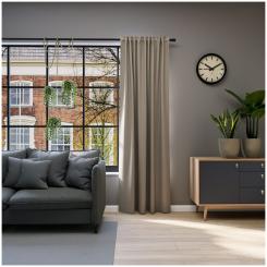 Dekoschal mit Multifunktionsband TRENTINO 6238362-790 BxH 142X245cm taupe 790 - taupe
